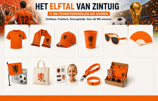Het elftal van Zintuig: 11 promotiemiddelen voor het WK